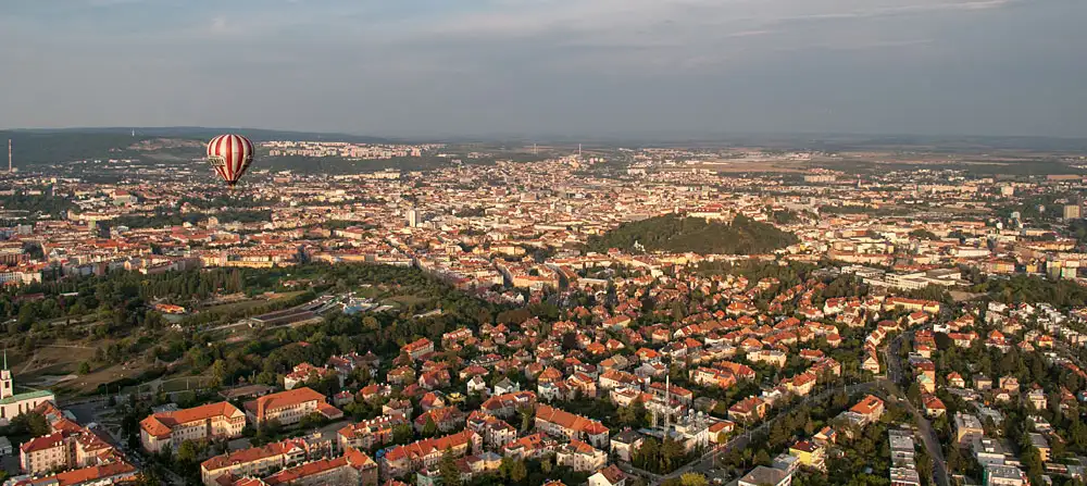 Balónem nad Brnem