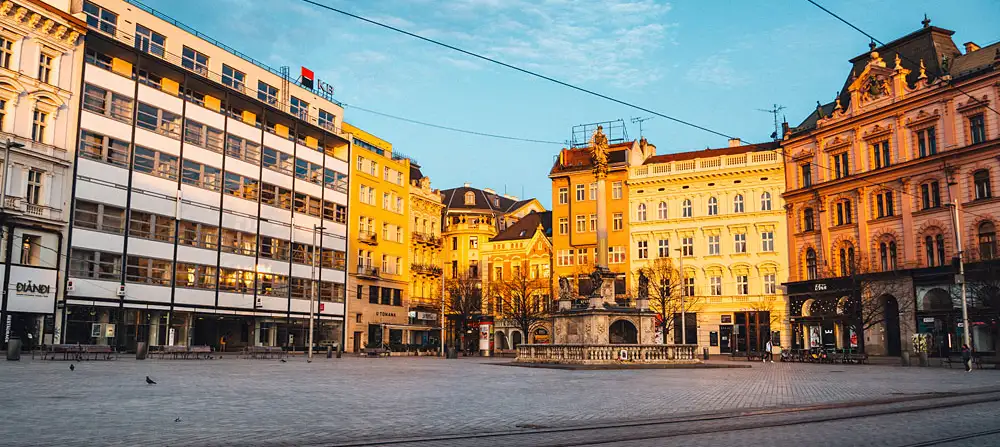 Východ slunce v Brně