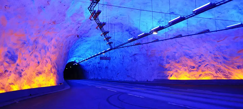 Laerdalsky tunel, Norsko