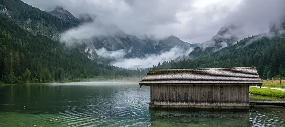 Jezero Jagersee v Rakousku